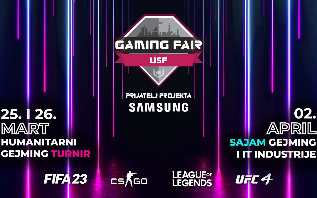 Otvorene su prijave za humanitarni gejming turnir – USF Gaming Fair