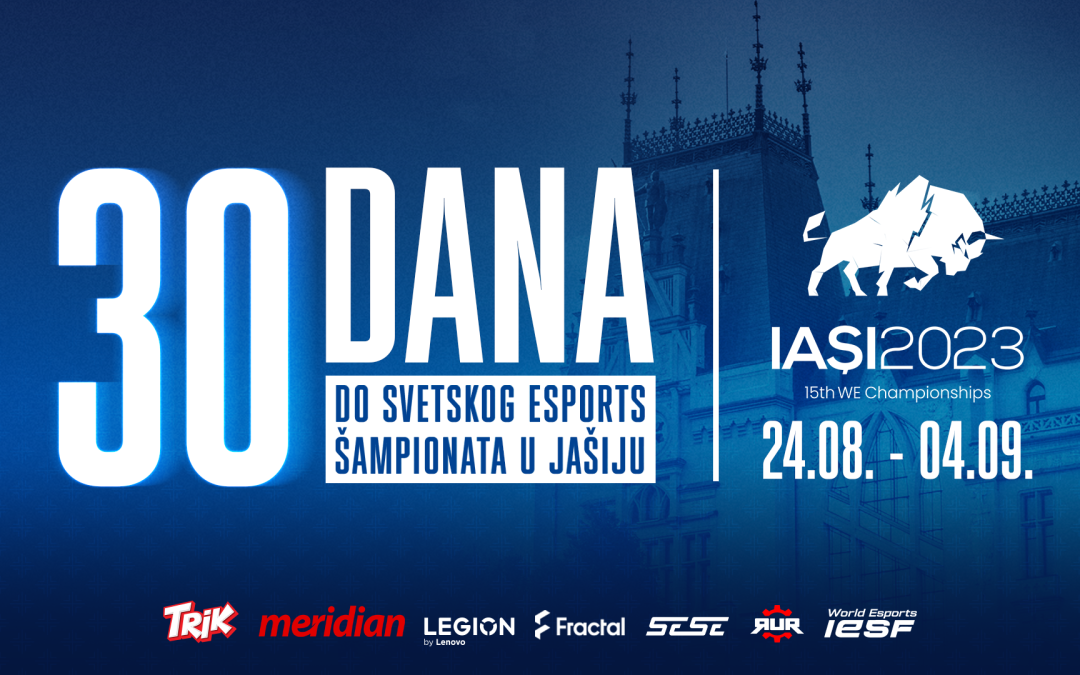 Mesec dana nas deli od svetskog IeSF šampionata u Jašiju: Evo koji esportisti će predstavljati Srbiju