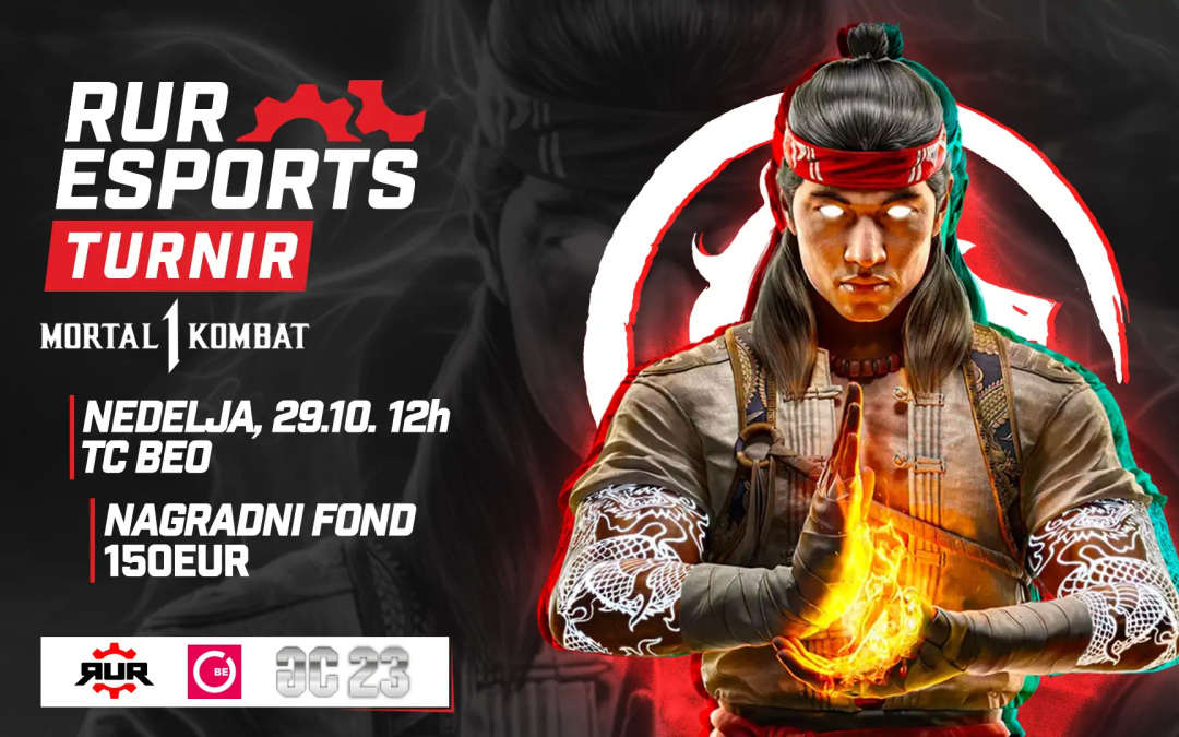 Naš sponzor RUR vas poziva na Mortal Kombat 1 turnir na BEO Gaming Challenge događaju – nagradni fond 150€!