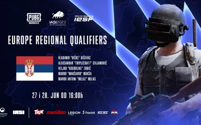PUBG MOBILE srpska reprezentacija je spremna za evropske IeSF kvalifikacije – Krećemo 27.06. u 16:00!