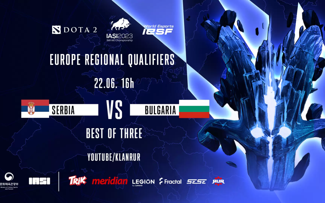 Kvalifikacije za IeSF šampionat: Srpska Dota 2 reprezentacija u 16:00 igra odlučujući meč sa Bugarskom!