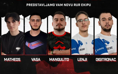 RUR vam sa zadovoljstvom predstavlja prvi CS2 tim!