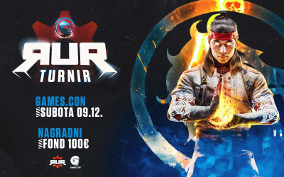 RUR organizuje Mortal Kombat 1 turnir na Games.con festivalu – Takmičite se za nagradni fond od 100€ i gejmersku opremu!