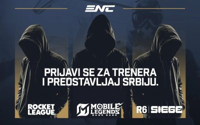 Igraš Rocket League, MLBB ili R6 Siege? Postani trener srpske reprezentacije na Esports Nations Cup!