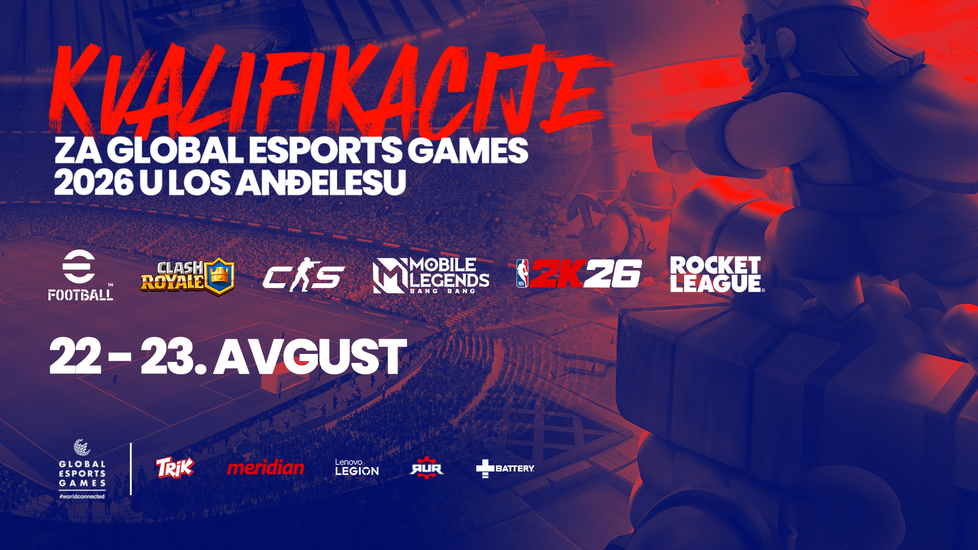 global esports games gef 2026 los anđeles
